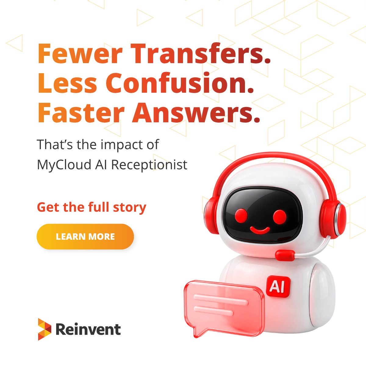 reinvent's tweet photo. Reinvent enabled Salt River Connect with MyCloud AI Receptionist to create a better CX for guest callers.

Guests got a smoother path to the answers they need &amp; staff could focus on high-value interactions.

Get details: https://t.co/xIwCzGV9te

#ReinventTelecom #SaltRiverConnect https://t.co/1AXYR9sPF6