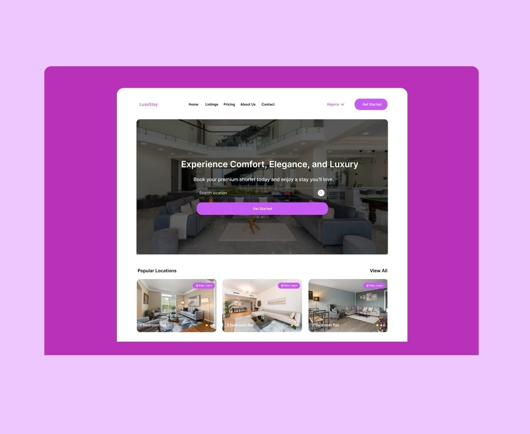 EvelynOlal17356's tweet photo. TGIF π©οΏ½οΏ½βπ»β¨
I designed a clean and modern shortlet booking website focused on delivering a seamless and user-friendly booking experience.
#uiuxdesign #WebDesign #figmadesign #ProductDesign #lyndesigns #opentowork #designjourney #CareerGrowth #LearningJourney #jobsearch https://t.co/y3924y1vNV