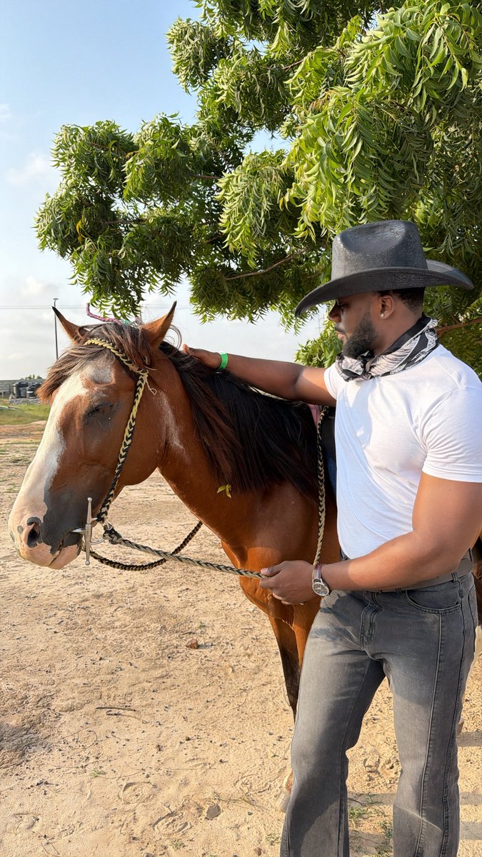 KenKampo's tweet photo. Dust. Denim. Determination #cowboykenny https://t.co/vWpw5lWe7V