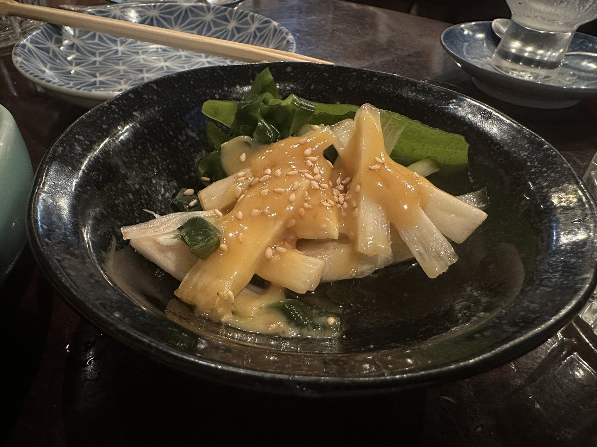 iocs_'s tweet photo. 山うど酢味噌 https://t.co/qmsL3y52C5