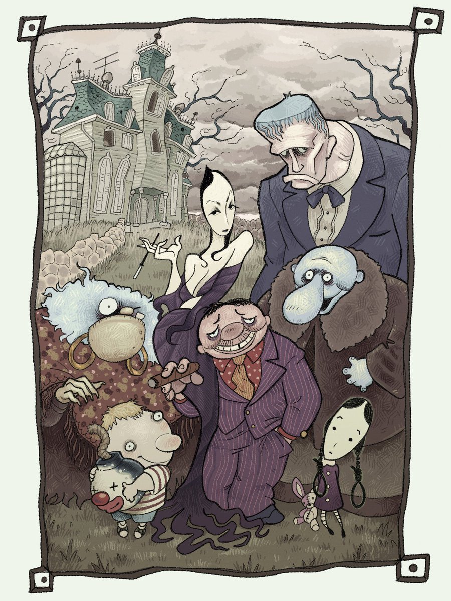 panictwiter's tweet photo. The Addams 👻 https://t.co/NH64c9c24M