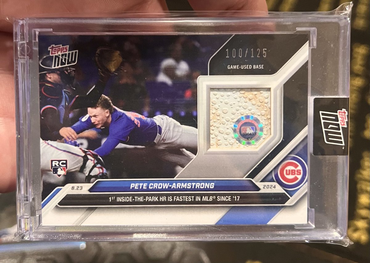 StanleyCup3533's tweet photo. Card Mail! Thanks to @card_cub for the great deal on these two Pete’s! I must admit the image variant is a much better looking card in person. Photos don’t do it justice. And added another GU base card! #Cubs #PCA #thehobby #MLB #Baseball #BaseballCards https://t.co/DoUJZQUtEk