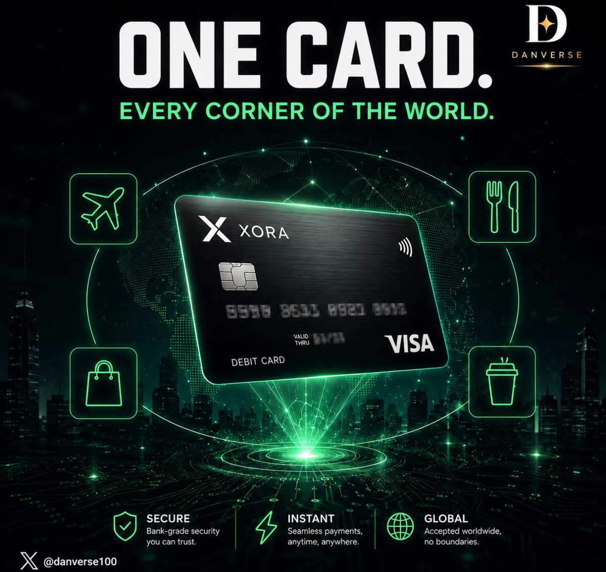 danverse100's tweet photo. One card. Every corner of the world.

Coffee runs, travel, dining, daily shopping pay with confidence, secured every time.

The Velt Impera Card: real-world utility, built for how you actually live.@VeltrixaAI https://t.co/My7AZbhCRH
