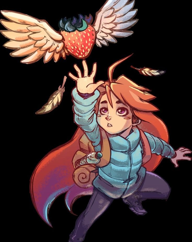 timelytranschar's tweet photo. Madeline from Celeste is a Trans woman! (Canon) https://t.co/5m1IxZFaFz