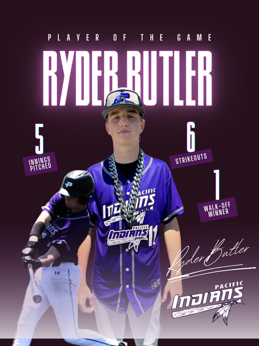 MOMavsBaseball's tweet photo. Ryder Butler goes full send on the walk-off triple to win it this afternoon!

Oh…and he did his thing on the bump as usual too!

@RyderButlerbsbl 

#PacificIndians
#maverickmade https://t.co/da9TmawsQ1