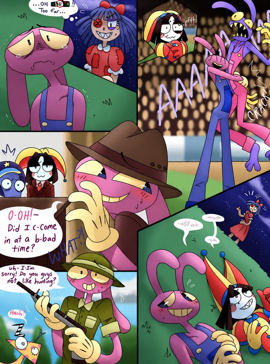 TheDigitalJax0's tweet photo. ...OH!!!
Too Far...

#tadc #MasterJax #Jax #Pomni #comic #fanart https://t.co/2jmgY6ESpn