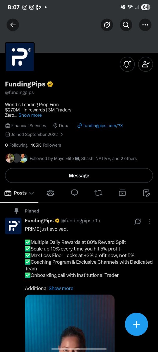 BabaWeb100's tweet photo. @Kelvintalent_ @fundingpips @ShashtradesGC Done https://t.co/x7E0Tiaqz4