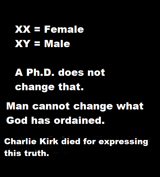 I6ot2run2keep's tweet photo. @TrumpsHurricane XY chromosomes. https://t.co/vH5IvYbK0p