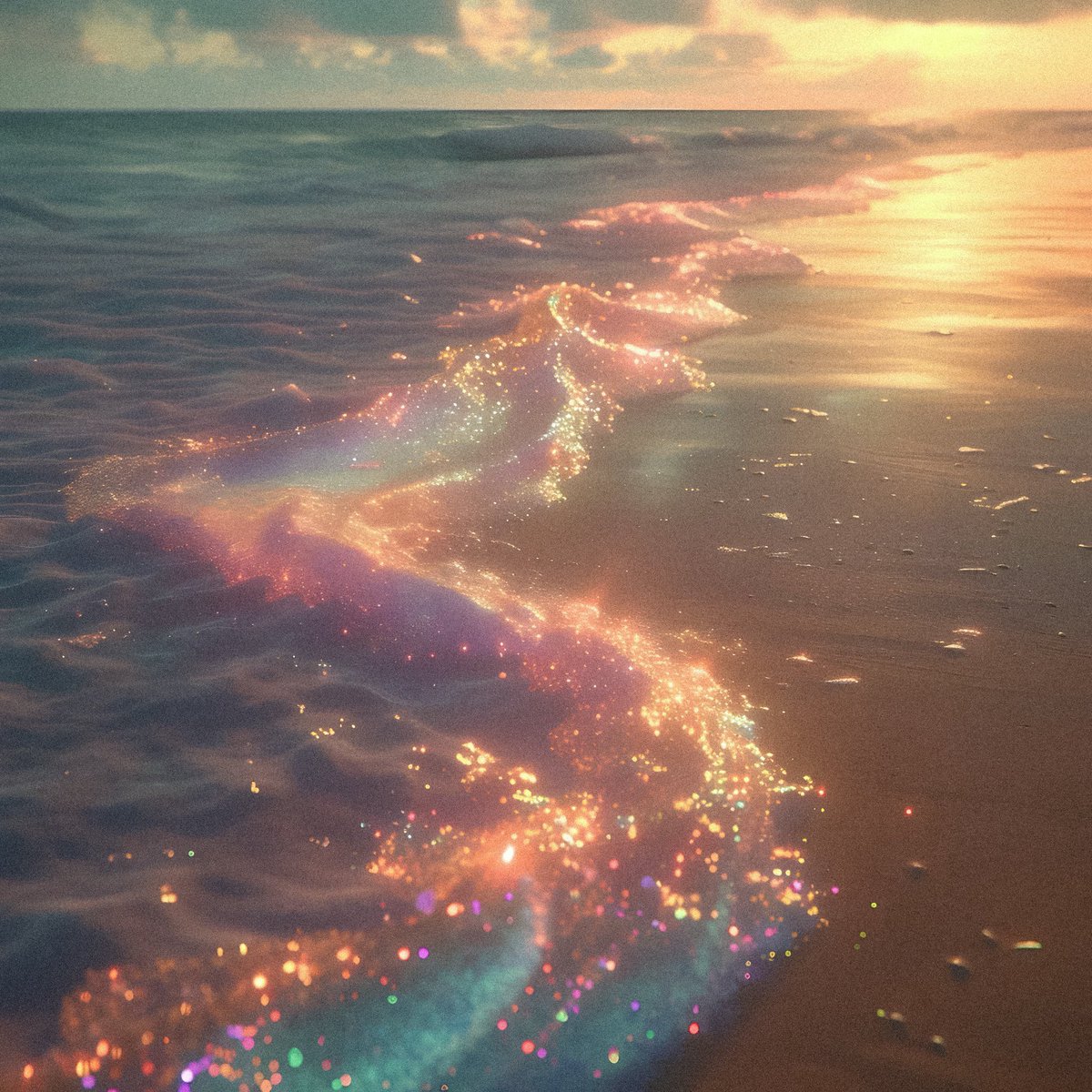 rui_adeline's tweet photo. ojala el mar brillara de esta manera https://t.co/GVXO1IrlZ4