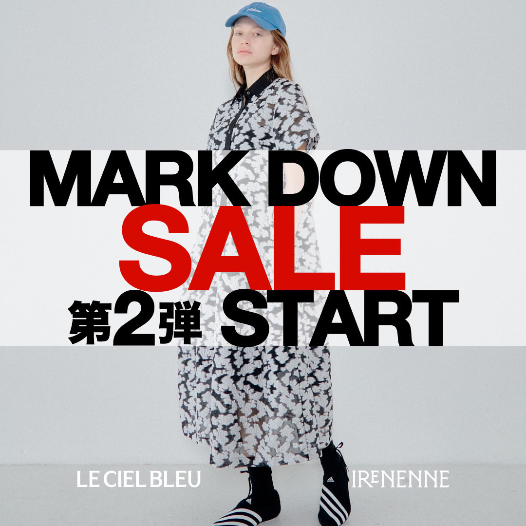 LCBNEWS's tweet photo. MORE MARK DOWN 📣
⁡
人気アイテムがさらに魅力的なプライスに。
新たにマークダウン対象となったアイテムも加わり、
さらに充実したラインアップをご用意しました。
⁡
ぜひこの機会に、お気に入りの一着を見つけてください。
⁡
#LECIELBLEU
#ルシェルブルー
#サマーセール https://t.co/QsaDsjXOf1