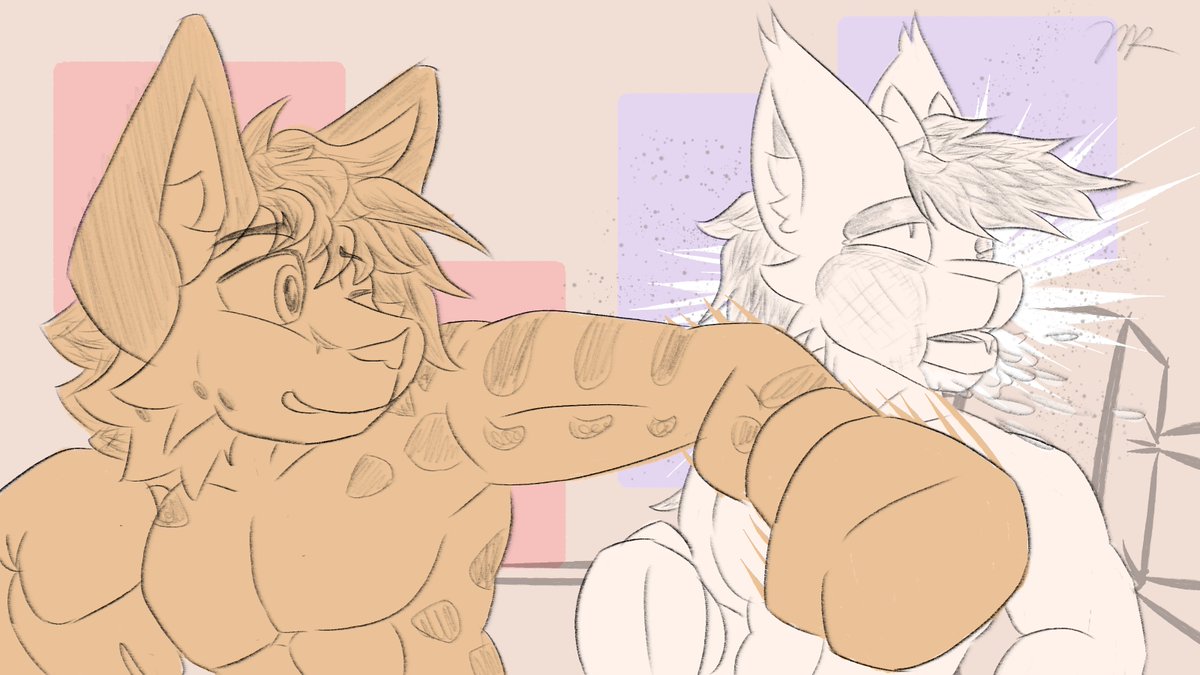 MittenFluffs's tweet photo. Sketchy sketch sketch for frien- ignore that I'm getting hit >.> https://t.co/kmpsPRbb5B