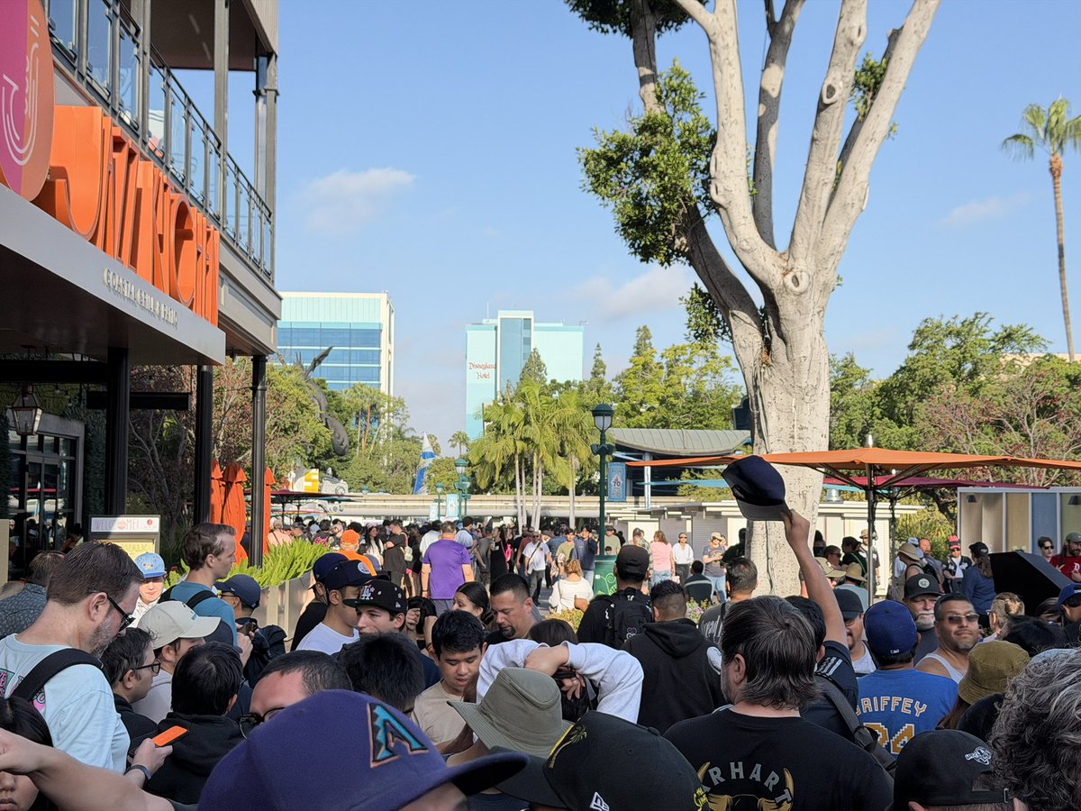 just_ask_danny's tweet photo. Whelp…I’ve done every single @DisneyLorcana drop at Downtown Disney since they started them, and this is easily the worst. I definitely won’t be getting any product. 😭🫠🥲 https://t.co/ilg8D58hwW