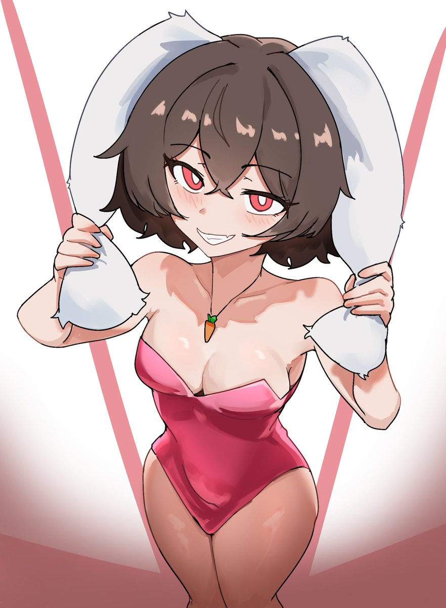 Ranguiri's tweet photo. 바니니
#東方Project
#因幡てゐ
#てゐ
#バニーガール https://t.co/dbOsawAX1E