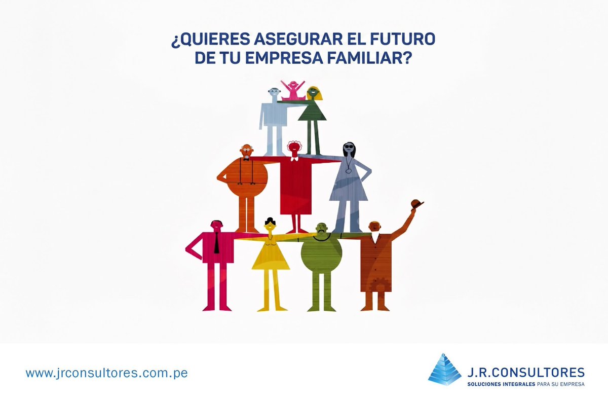 JRCONSULTORES_'s tweet photo. ¿QUIERES ASEGURAR EL FUTURO DE TU EMPRESA FAMILIAR?
Entonces necesitas un Protocolo Familiar bien diseñado y un proceso de sucesión planificado.
En J.R. CONSULTORES te acompañamos en todo el proceso. No dejes el futuro de tu empresa al azar. Contáctanos al WhatsApp 999913502 https://t.co/lRAQTuHM24