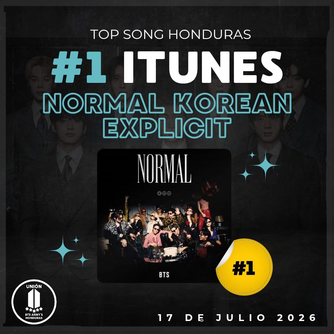 daniBTSxHN's tweet photo. ITUNES HONDURAS 🇭🇳
#BTS #ARIRANG #BTS_ARİRANG #NORMAL #BTS_NORMAL BTS 

TOP CANCIONES

1. Normal (Korean Ver) E🆕️✨️
6. Normal E 🔄

GRACIAS ARMY HN por un logro mas para BTS 💜 https://t.co/IednagVqAt