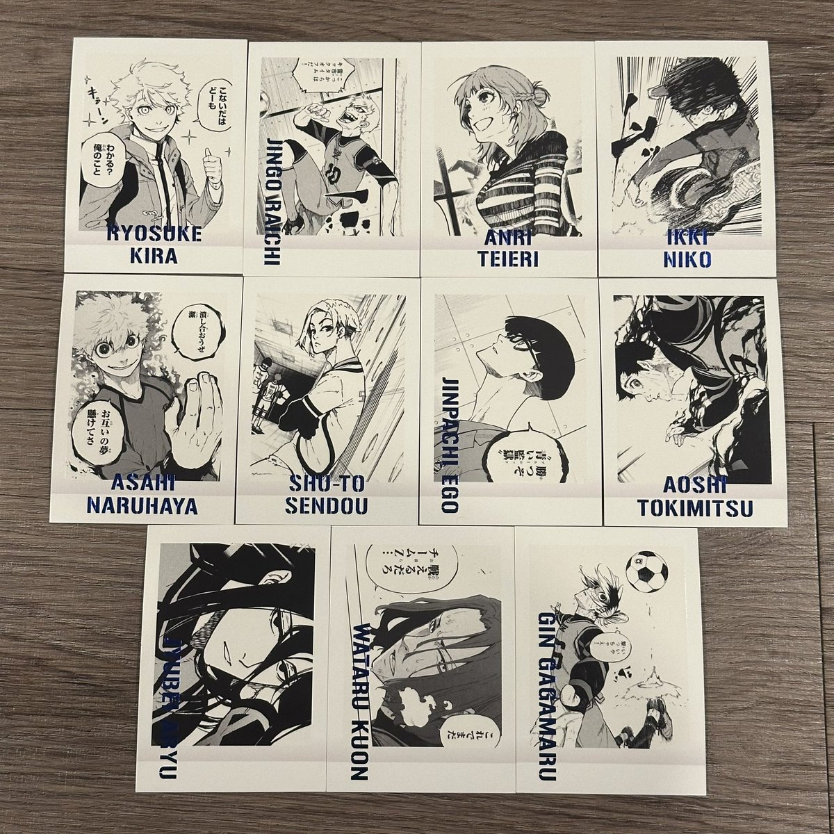 realtemp02's tweet photo. พร้อมส่ง⚽️

แถว 1 ใบละ 50
แถว 2-5 /รูปที่ 2 ใบละ 25
📦40 (พื้นที่ห่างไกล/ท่องเที่ยว+15)
อิซางิ บาจิระ จิงิริ นางิ เรโอะ คุนิงามิ ซันเท็ตสึ

#ตลาดนัดคุกฟ้า #ตลาดนัดbluelock https://t.co/xi0axIT6zS