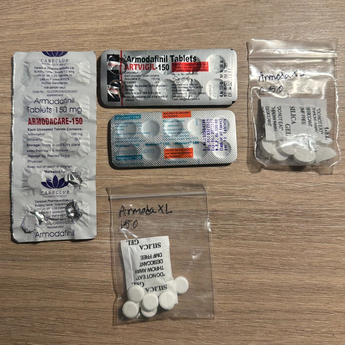 BasedBiohacker's tweet photo. if you're first trying out modafinil/ armodafinil, i highly recommend you start off with a small quantity of both and try them out. ideally different brands too - before placing a larger order.

some people have strong brand preferences and swear only modvigil/ modalert work for them etc., some people only respond to armodafinil and vice versa. 

the moda/ armoda depends on genetics, so if you don't want to do whole-genome sequencing, the answer lies in experimentation (as always). 

so start off with small, highly varied quantities. then bulk-order your favorite. 

this really goes for any compound btw. start small and see if you actually like it/ works well for you before you stock up.