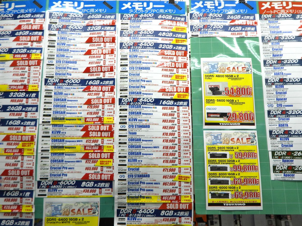 メモリまとめ売り　タミ　Tami