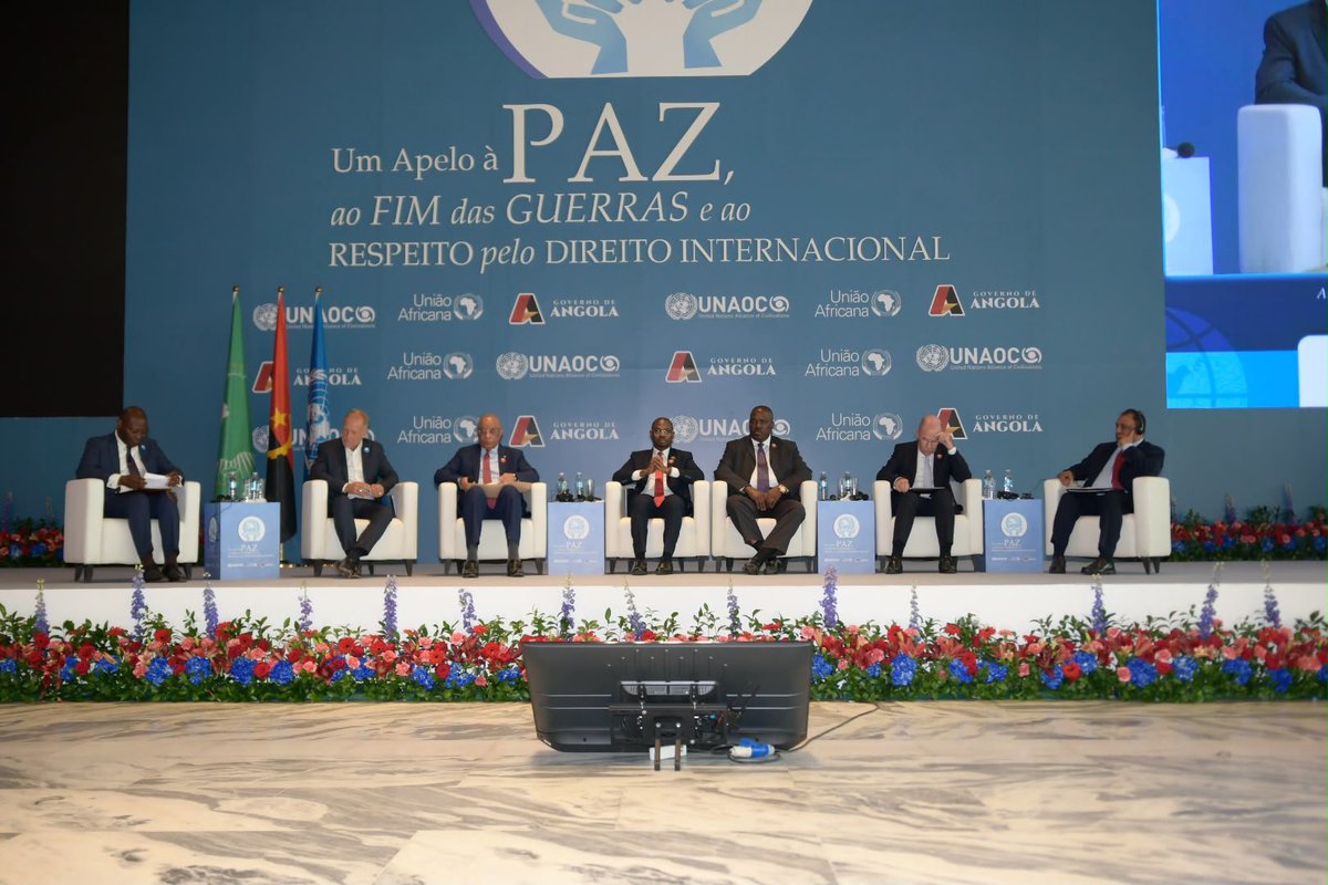 UNAOC's tweet photo. 🕊️ #LuandaCallForPeace Thematic Session 4
✅Contemporary Conflict Dynamics: Addressing the Impact of Mercenary Activities on Peace, Security & Social Cohesion
📺Tune in ⬇️
https://t.co/kNDenOVMwL https://t.co/VCmthlMmKt