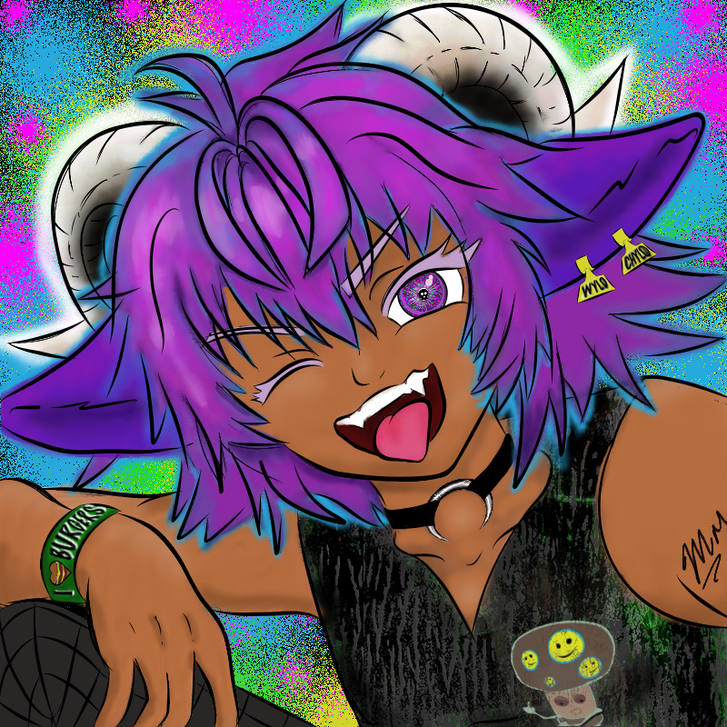 _EiffelOfficial's tweet photo. Thanking @MajesticMisfit1  for my first fanart and new Pfp 🖤 I look so cutie heheh https://t.co/P7WAot2GTp