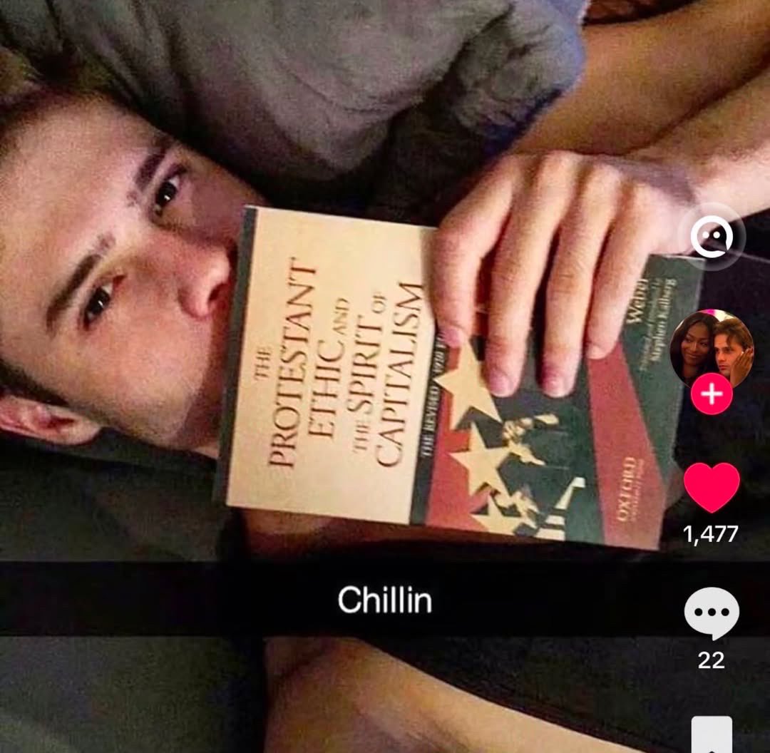 ariheartts's tweet photo. my son educating himself on capitalism so he can form the vanguard and take the system down properly and become the first communist president of the united states #loveislandusa https://t.co/ee3YW677hB