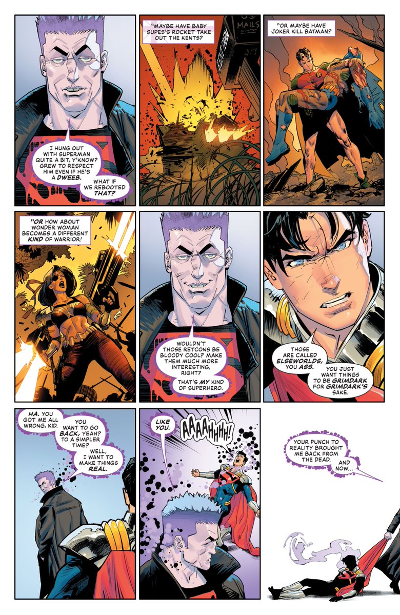 iREUS_SA's tweet photo. SUPERMAN #40 PREVIEW!!:

SUPERBOY-PRIME VS. MANCHESTER BLACK FOR THE SOUL OF DC COMICS! https://t.co/MhpemQGaG0