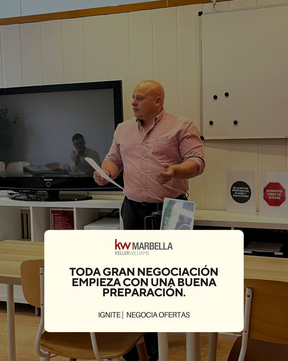 KWmarbella's tweet photo. Hoy nuestros agentes han participado en un nuevo Ignite junto a José, donde han trabajado estrategias clave para negociar ofertas con mayor seguridad y confianza 📚 https://t.co/sXJxHq8DWi