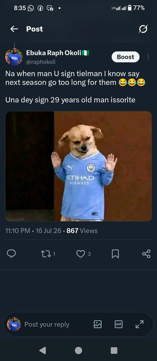 raphokoli's tweet photo. @john322226 Una dey pressure me and I no like am 😠😂 https://t.co/3YtkdiXmUI
