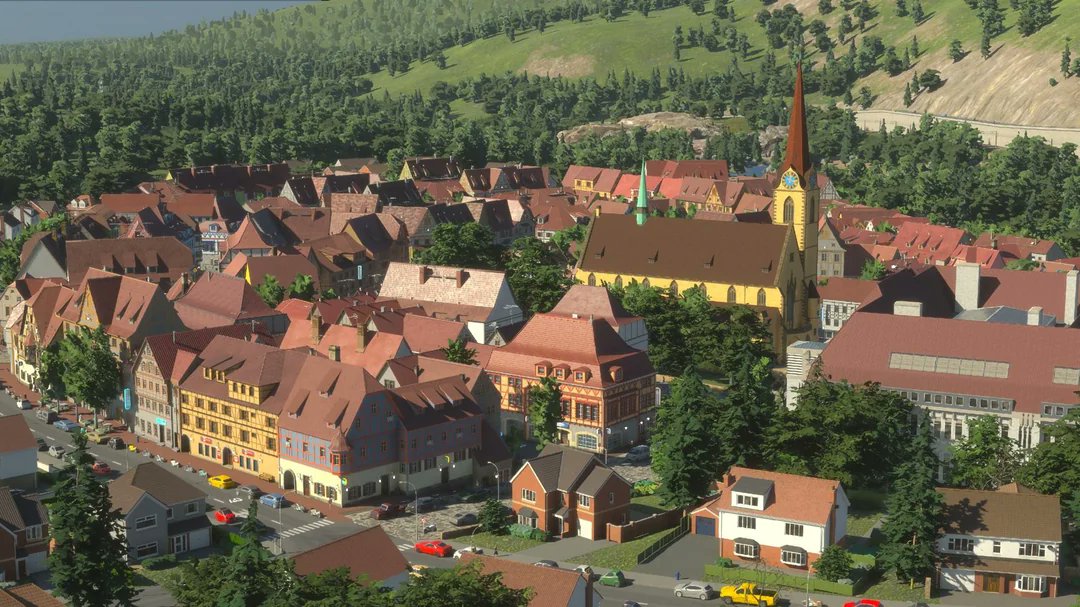 CitiesSkylines's tweet photo. Anyone up for a city getaway with us? ☀️

u/VeenaNHM shared their gorgeous build, which took them 500 hours and many more months to complete! 🌇

What city is at the top of your travel list for this summer? 🗺️

Check the original post here: https://t.co/w53OHlTL6u https://t.co/yRB25VibpP