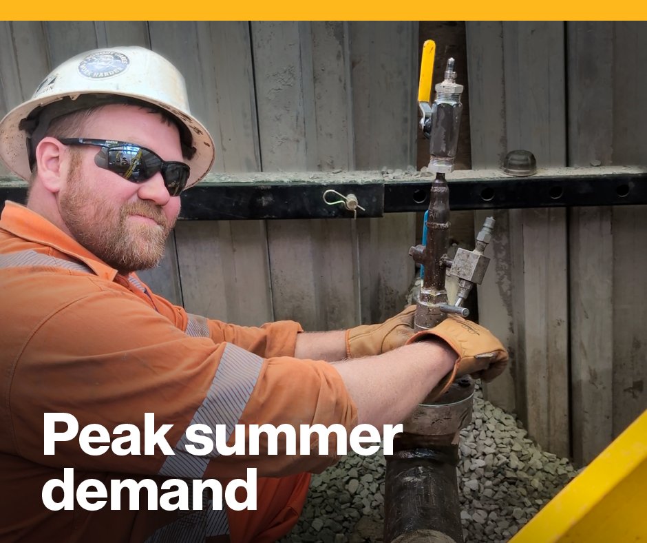 enbridgegas's tweet photo. Summer pushes energy systems to work harder. Cooling systems run longer and energy use increases across communities.

Reliable infrastructure continues delivering the support people depend on during periods of peak demand, helping maintain comfort, stability, and consistency when it matters most. Even as temperatures rise and activity increases, our systems keep working to meet the needs of growing communities.

As demand reaches its highest point, reliability proves its value by supporting everyday life throughout the summer season.

#ValueOfGas #PeakDemand #Reliability #Summer #Infrastructure #Communities #EnbridgeGas