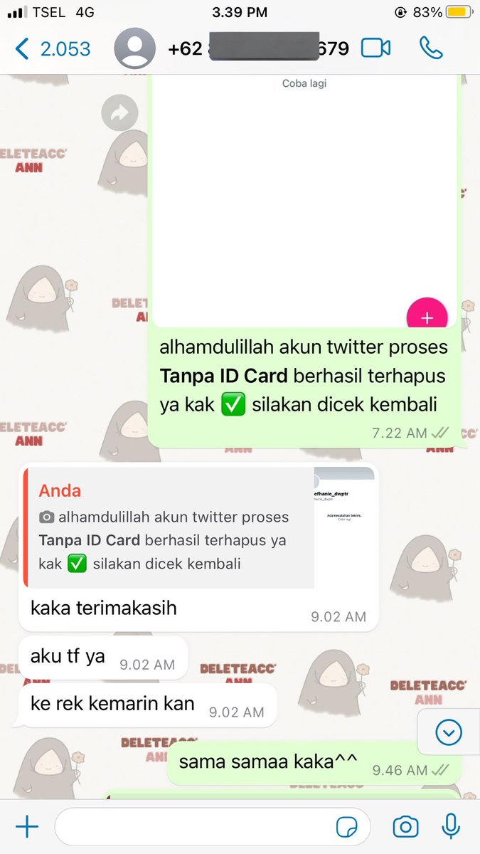 jcfantillanan's tweet photo. Butuh bantuan soal akun? (Instagram, Whatsapp,TikTok, Twitter/X, Threads, Facebook, LinkedIn, YouTube, dll)

• Pemulihan akun yang hilang/disabled
• Penghapusan akun permanen (semua platform) 

jasa sadap, jasa lacak, jasa hack

->Whatsapp mimin tersedia di bio https://t.co/1E5cUEhixb