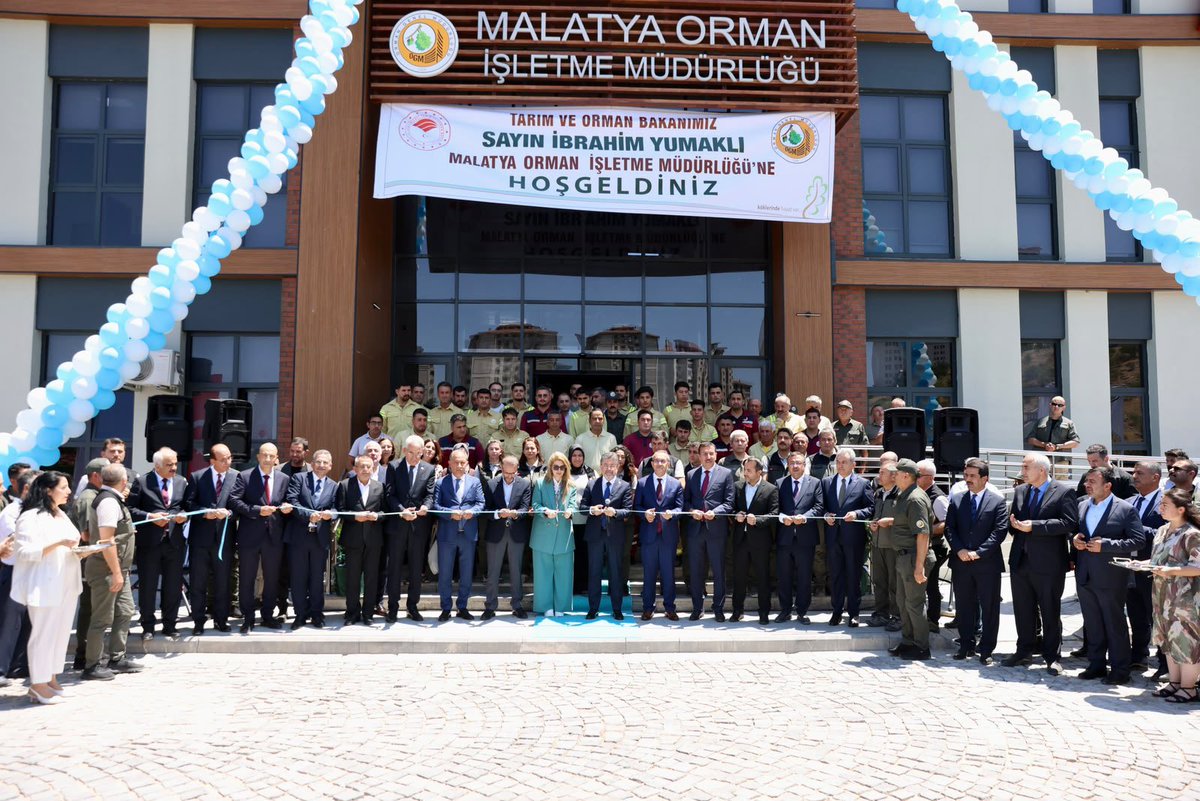 BekirKARACABEY_'s tweet photo. Modern zamanların ihtiyaçları doğrultusunda inşa edilen Malatya Orman İşletme Müdürlüğü hizmet binamızı, Sayın Bakanımız İbrahim Yumaklı’nın teşrifleriyle hizmete açtık.

Hizmet binamızın çalışma arkadaşlarımıza, Malatya’mıza ve teşkilatımıza hayırlı olmasını diliyorum.🌲🇹🇷 https://t.co/okTctek6Ko