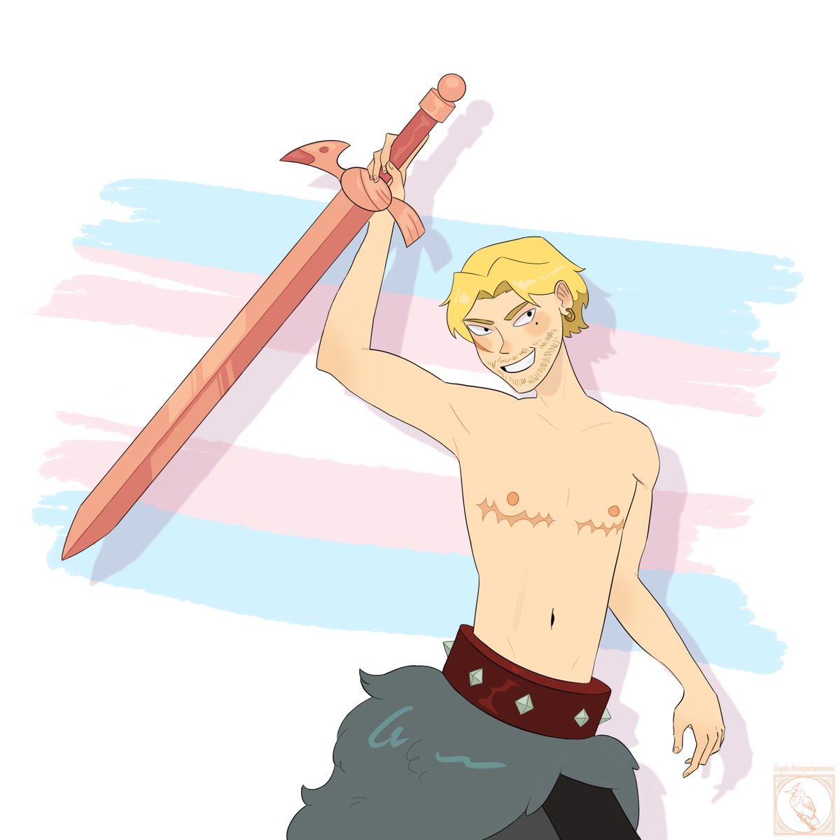 LarkAscending69's tweet photo. some transmasc sasha for the soul #amphibia #sashawaybright https://t.co/o0SFEjopmE