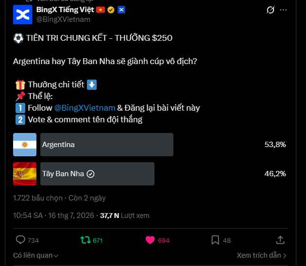 soosooXL's tweet photo. @BingXVietnam mình chọn tây ban nha nâng cúp https://t.co/MruHOO5EXl