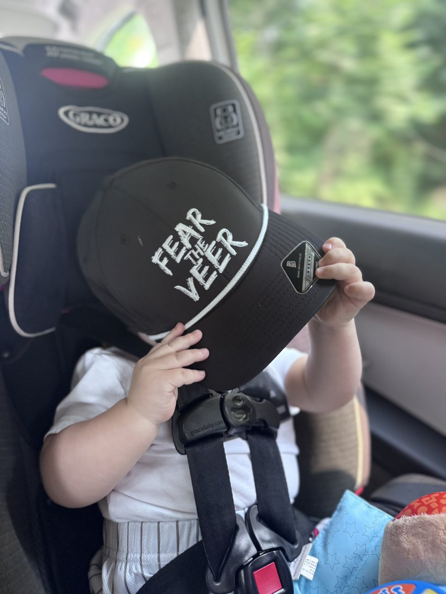 CoachJWilson's tweet photo. Grandson repping #FearTheVeer @domehats https://t.co/AeEjSjDMqj