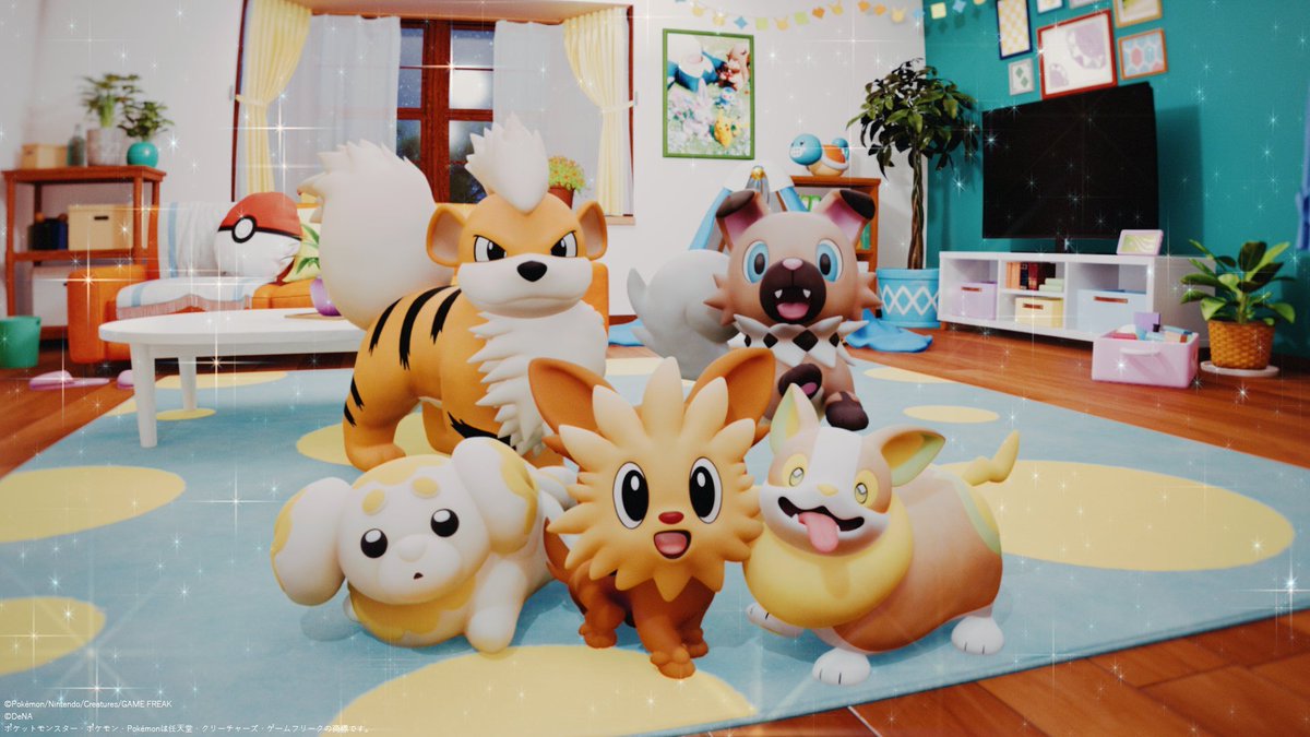 denfaminicogame's tweet photo. 『ポケモン』驚異の“3時間”にわたり「こいぬまみれ」な日常を収めた動画が公開。イワンコ、ガーディ、ワンパチ、パピモッチ、ヨーテリーが登場
https://t.co/QunchERDEw

「ガーディのおちりが可愛すぎて発狂した」「ぱぴもち…ほんまかわええな…」「大供給ありがとう」など歓喜の声が続出 https://t.co/3fdybenfQG