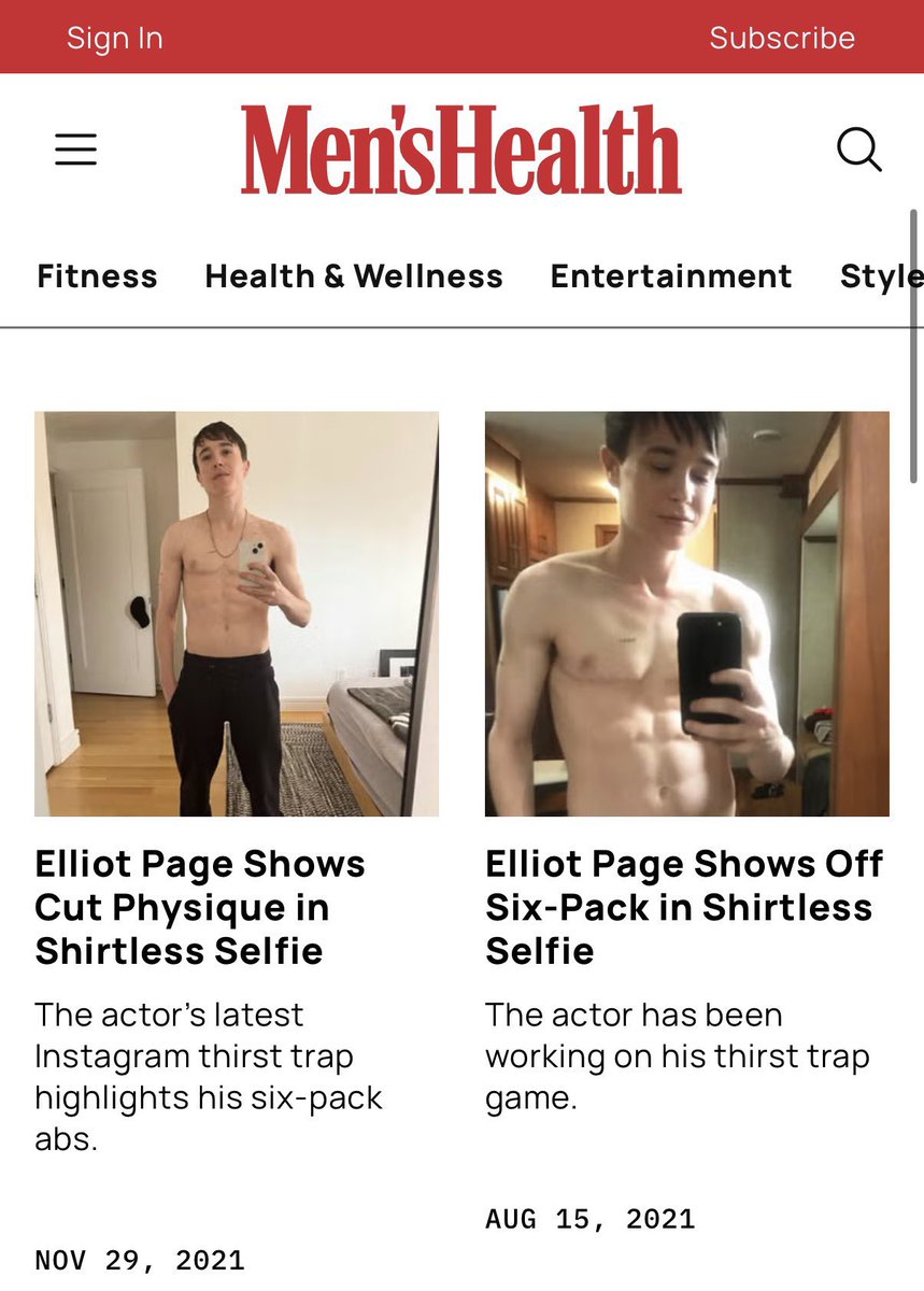 seanfeucht's tweet photo. “Let’s feature a WOMAN in Men’s Health.”

Send the asteroid please 🙏🏽 https://t.co/7ACRL78c0J