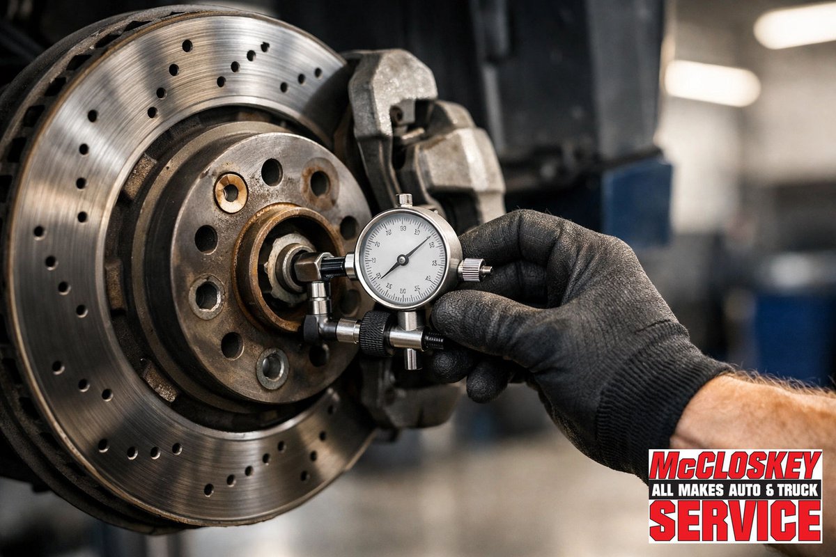 mccloskeyservic's tweet photo. Is your car making weird noises after all that winter driving? 🤨 Squeaky brakes or a new rattle shouldn't be ignored. Our 'No Fail' process catches the small stuff before it becomes a big bill. Stop by and see us on N Academy! 🔧🚙 #McCloskeyService #CoSprings https://t.co/XRbTYQO7P7