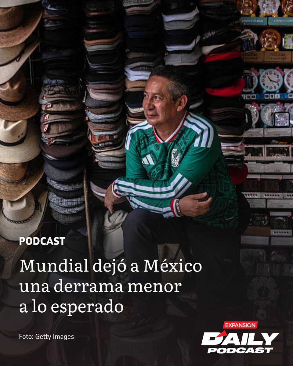 ExpansionMx's tweet photo. Hoy en #ExpansiónDaily I La reconfiguración automotriz comienza a golpear al negocio ferroviario en México.

Además, Ernesto Ruffo, exgobernador de Baja California, es detenido por presunto contrabando de combustible y el Mundial 2026 dejó a México derrama menor a lo esperado: poco más de 2,500 millones de dólares.

🎙Con Alberto Verdusco y Luz Elena Marcos.

🔊: https://t.co/rkNTKE71fF
🔊: https://t.co/2pV9cXTnOx