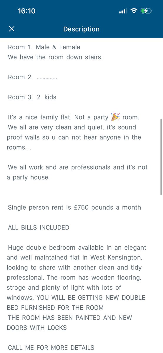 lebrawnjhames's tweet photo. £800 to live with a family who you have to clean for every 3 weeks, even though there is no living room.... London housing is a joke https://t.co/fdQHQhtt6v