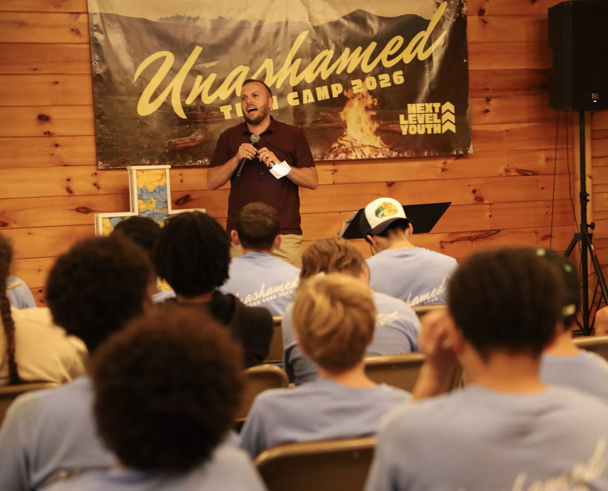 nhnewtown's tweet photo. ⛺️ Day 2 at Teen Camp was awesome! Preaching, devotions, worship, games, climbing, fishing, biking, and more. Pastor Zach preached on living unashamed for Christ. Thankful for salvations and decisions made this week. Pray for our teens! 🙏 #Unashamed #TeenCamp2026 #newheights https://t.co/bVLsHT1I8l