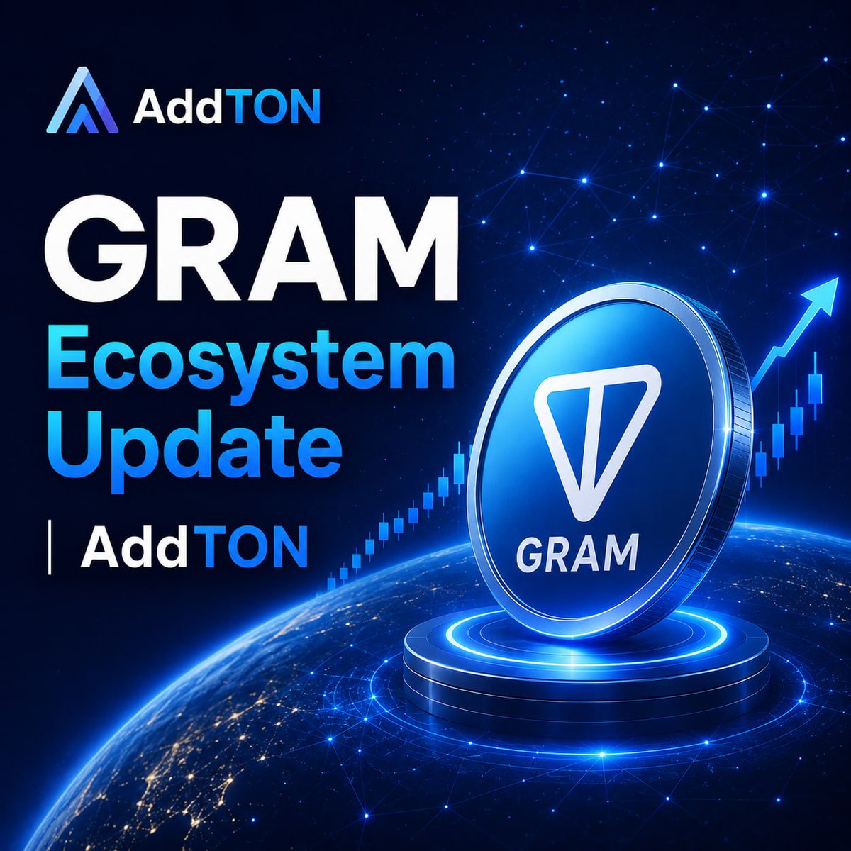 addtondao's tweet photo. GRAM Ecosystem Update | AddTON
The GRAM ecosystem keeps growing

✅More exchange support
✅July 27 Token Unlock approaching
✅Strong focus on utility, staking &amp; ecosystem growth

Build with AddTON. Build with GRAM. https://t.co/CatJbxy0iW 

#AddTON #GRAM #Blockchain #Web3 #Crypto https://t.co/hycEFtWfWD