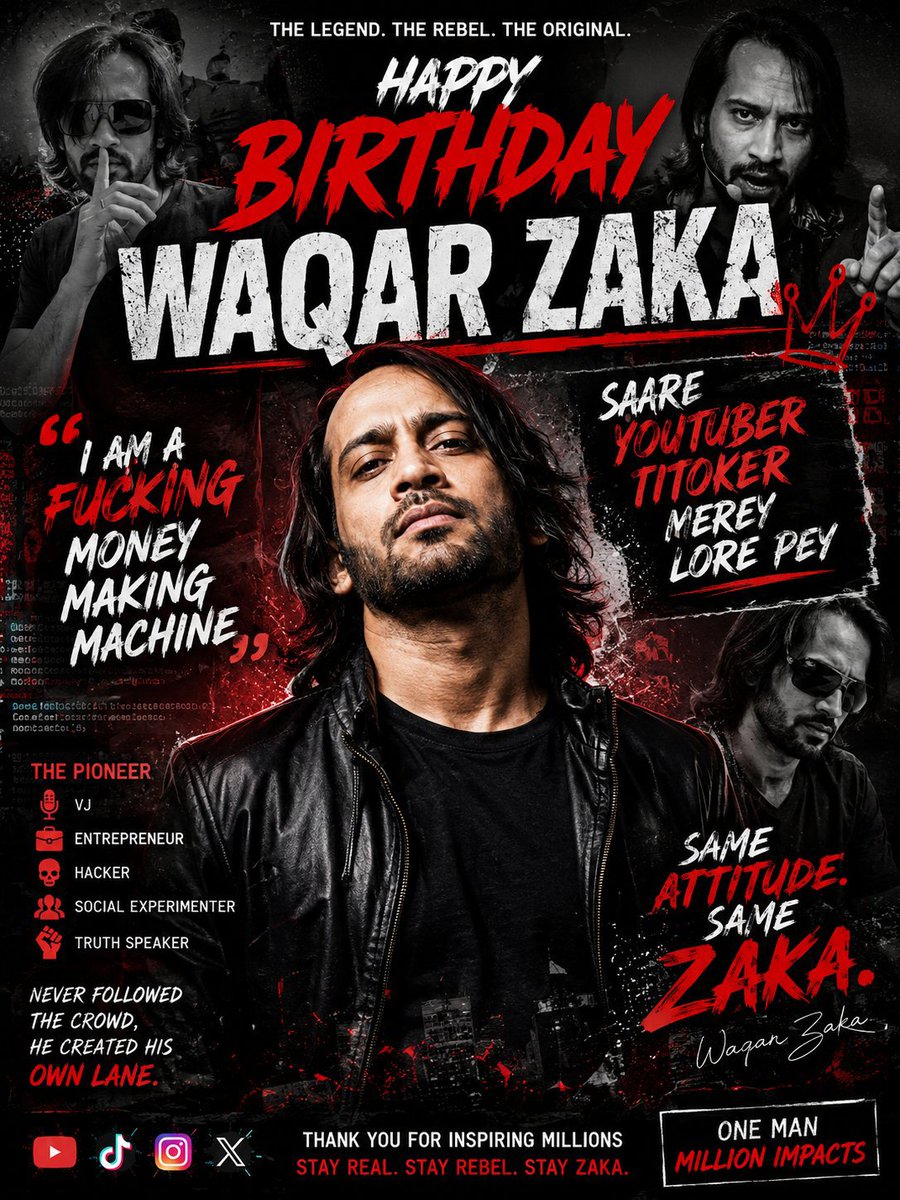 Abdullah153844's tweet photo. #waqarzaka love u our dude happy birthday 🎂 🎈 u r doing great .saare chapri  tikokers yutubers mere bhi lore pey
https://t.co/UF6c7qMOSQ
@ZakaWaqar https://t.co/OdBJ1kr1SL