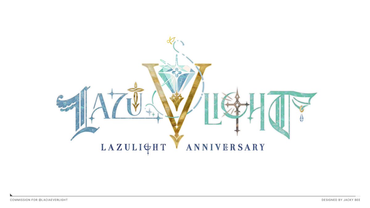 Cairngorm69's tweet photo. Logo design for @LaciaEverlight's amazing project to commemorate Lazulight's 5th anniversary 🫣

Please support the LZLT girlies and Lacia’s incredible art 🩵💚 happy 5 Lazulovely years https://t.co/vCMCqw8JnV