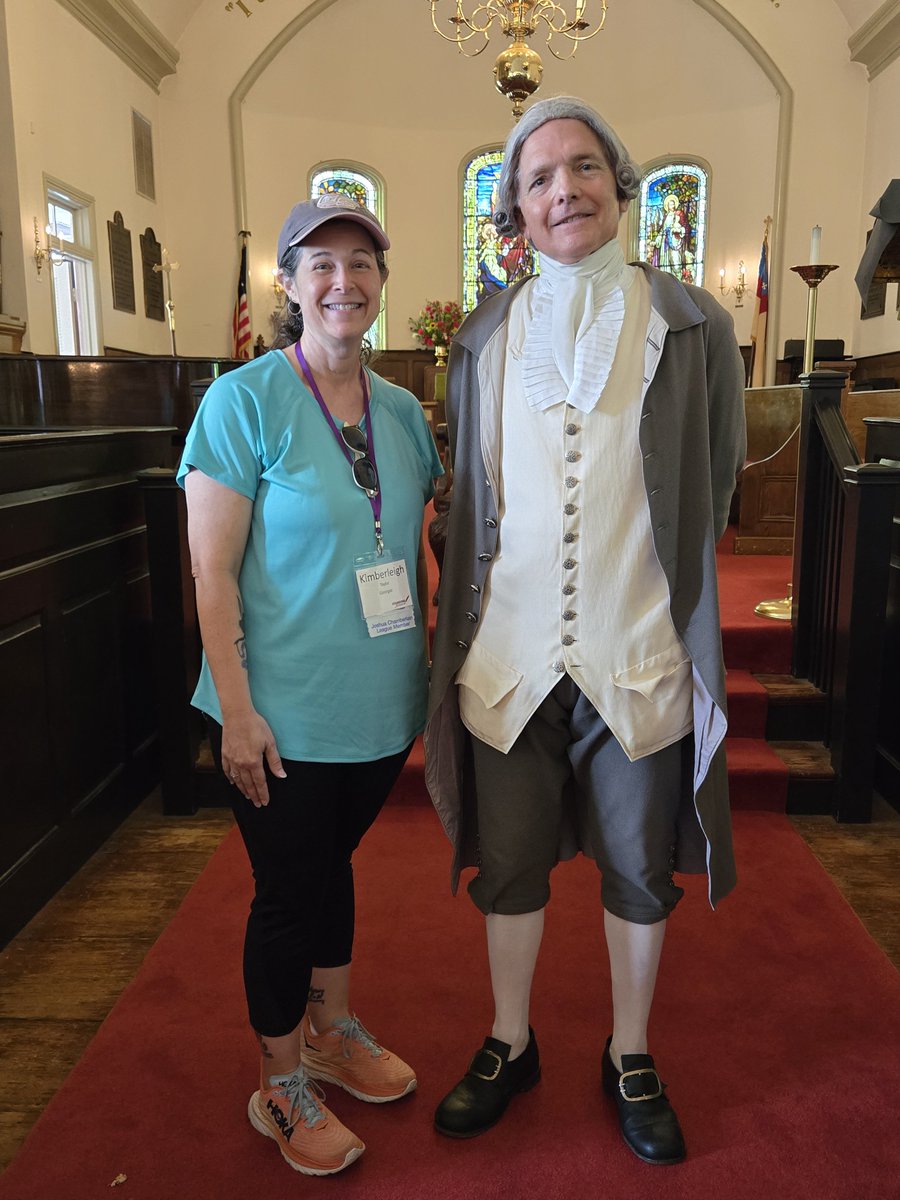 historynerdtchr's tweet photo. St. John's Church with #FoundingForward #AmericanRevolutionSouth. #historynerdtravels #historynerd https://t.co/rFlZOcjjnI