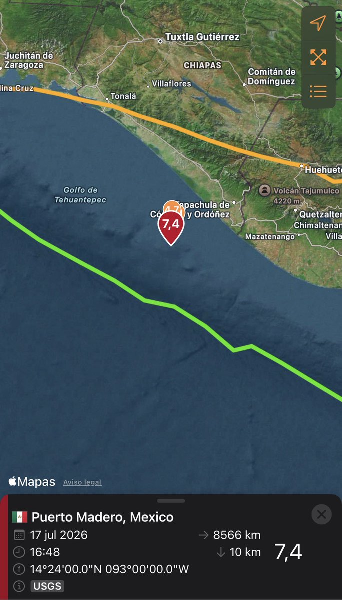 DelmiroDeBarrio's tweet photo. #URGENTE #AHORA

Sismo costa de México
Preliminar: 
Magnitud 7.4 
Profundidad 10Km https://t.co/SC4V8uRAWB