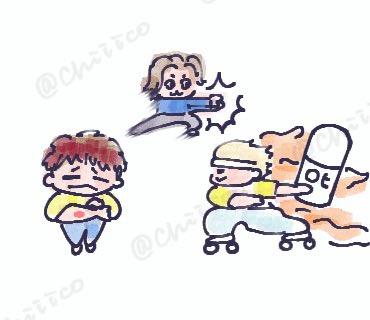 hoppe_puk_puk's tweet photo. 蚊にさされた岸くん… https://t.co/QNy6RT0MAz