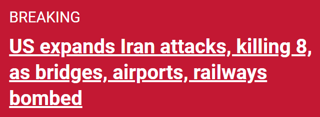 Jakob_Reimann's tweet photo. In ihrem Krieg gegen die Zivilbevölkerung im #Iran haben die #USA jüngst 8 Menschen getötet, mehrere weitere verletzt, und Brücken, Flughäfen, Lebensmittelsilos, Wohngebiete, Energie-, Kommunikations- und Wasseranlagen sowie Bahnhöfe bombardiert. https://t.co/jQghhK2X7P