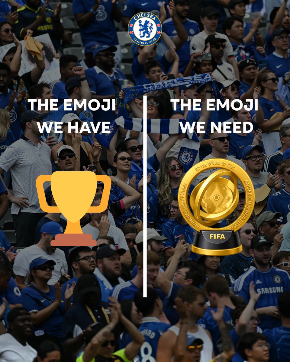 ChelseaFCinUSA's tweet photo. Happy World Emoji Day! 💙 https://t.co/4KszQGqDdB