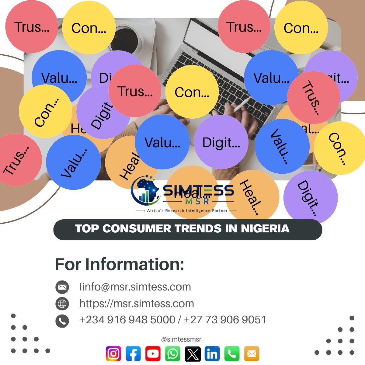 simtessmsr's tweet photo. The Nigerian consumer continues to evolve rapidly due to inflation, technology adoption, and changing lifestyles. Here are the Top 5 consumer trends in Nigeria (2026) and the industry’s most likely to be affected. https://t.co/MY3rqp3pqM